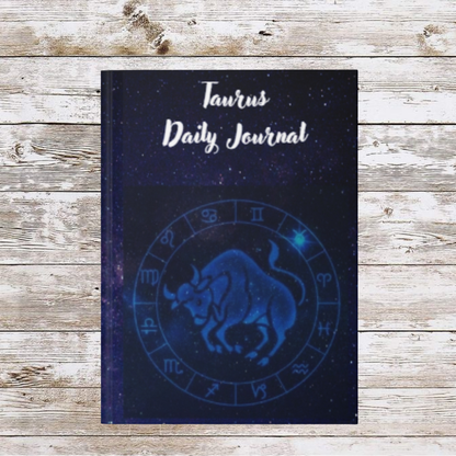 Taurus Sign Daily Journal - Hardcover - Astrological Themed Journal for Reflection and Memories