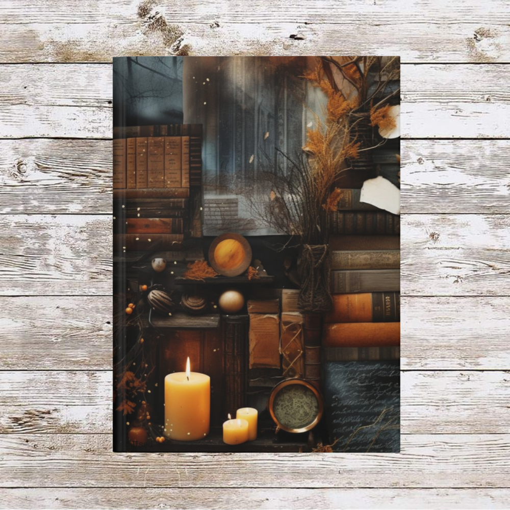 Candles and Books Daily Journal - Hardcover - Your Ultimate Companion for Planning, Reflection, and Personal Growth