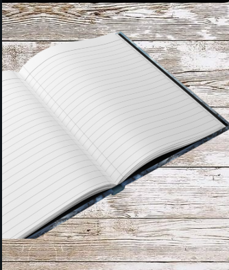 White Winter Christmas Daily Hardcover Journal — Holiday Planner & Notebook