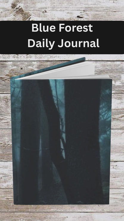 Blue Forest Daily Journal - Hardcover - Your Ultimate Companion for Planning, Reflection, and Personal Growth