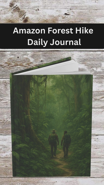 Amazon Forest Hike Hardcover Journal — Daily Planner & Notebook