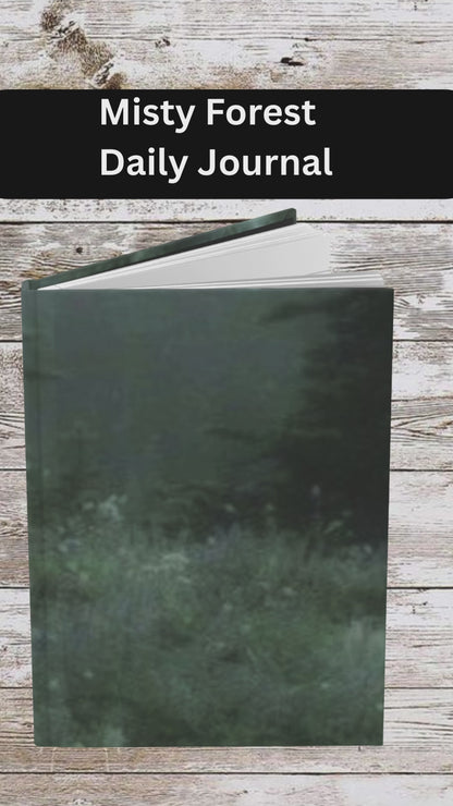 Misty Forest Daily Journal - Hardcover - Your Ultimate Companion for Planning, Reflection, and Personal Growth