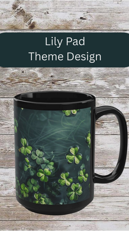 Lily Pad 15oz Coffee Mug — Reflection • Gratitude • Growth