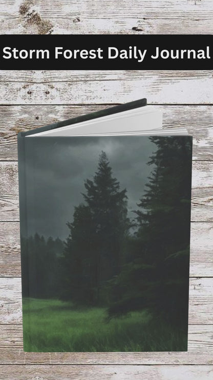 Storm Forest Daily Journal - Hardcover - Your Ultimate Companion for Planning, Reflection, and Personal Growth
