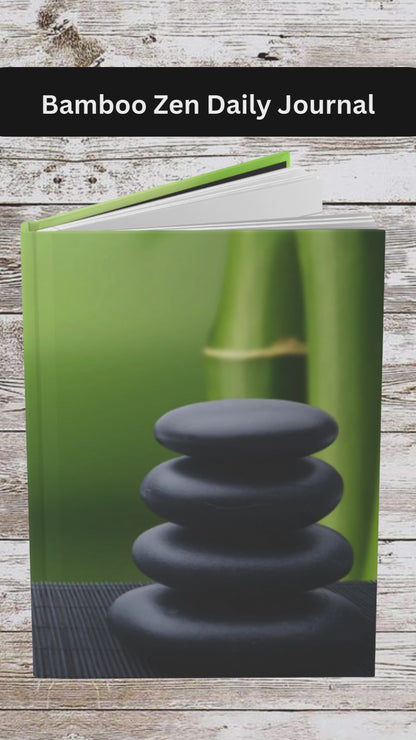 Bamboo Zen Daily Journal - Hardcover - Your Ultimate Companion for Planning, Reflection, and Personal Growth