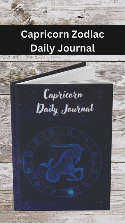 Capricorn Daily Journal - Hardcover - Your Ultimate Companion for Planning, Reflection, and Personal Growth