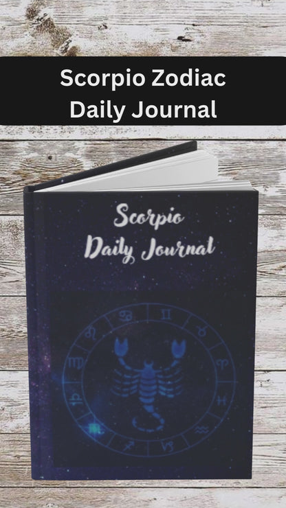 Scorpio Daily Journal - Hardcover - Your Ultimate Companion for Planning, Reflection, and Personal Growth