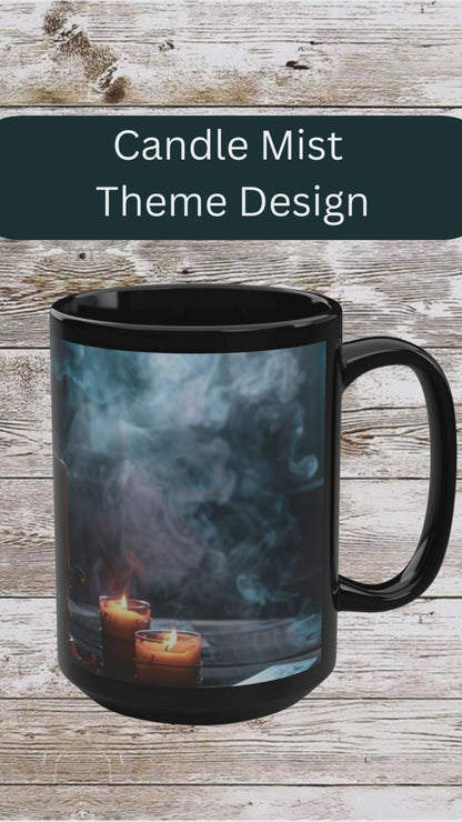 Candle Mist Mug, 15oz - Coffee Cup For Relaxing Vibes
