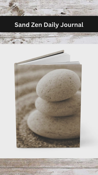 Sand Zen Daily Journal - Hardcover - Your Ultimate Companion for Planning, Reflection, and Personal Growth