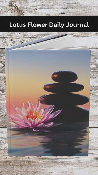 Lotus Flower Daily Journal - Hardcover - Your Ultimate Companion for Planning, Reflection, and Personal Growth