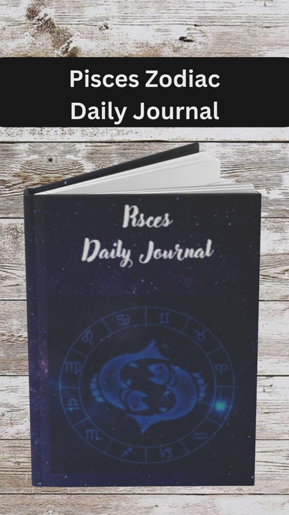 Pisces Daily Journal - Hardcover - Your Ultimate Companion for Planning, Reflection, and Personal Growth