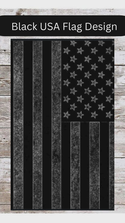 Black USA Flag Design Hardcover - Your Ultimate Companion for Planning, Reflection, and Personal Growth
