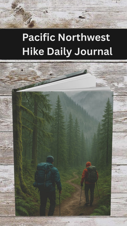 Pacific Northwest Hike Hardcover Journal — Daily Planner & Notebook