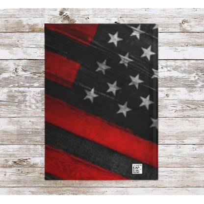 Red & Blue Flag Daily Journal - Hardcover - Your Ultimate Companion for Planning, Reflection, and Personal Growth