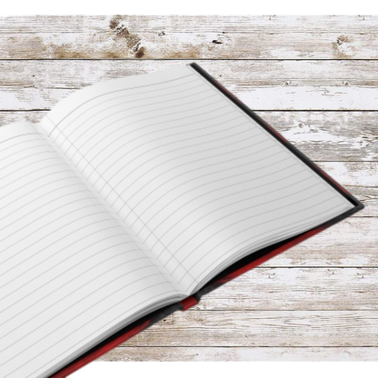 Red & Blue Flag Daily Journal - Hardcover - Your Ultimate Companion for Planning, Reflection, and Personal Growth