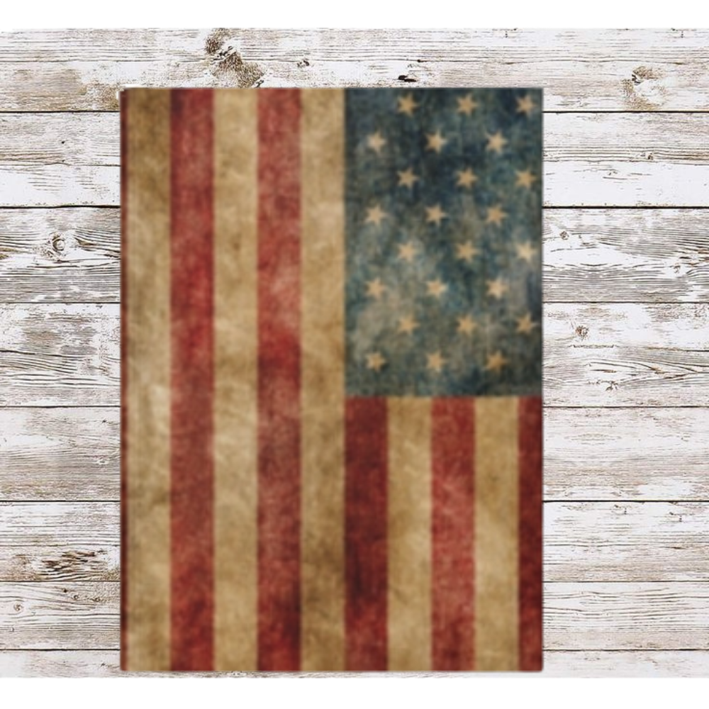 Vintage Flag Daily Journal - Hardcover - Your Ultimate Companion for Planning, Reflection, and Personal Growth