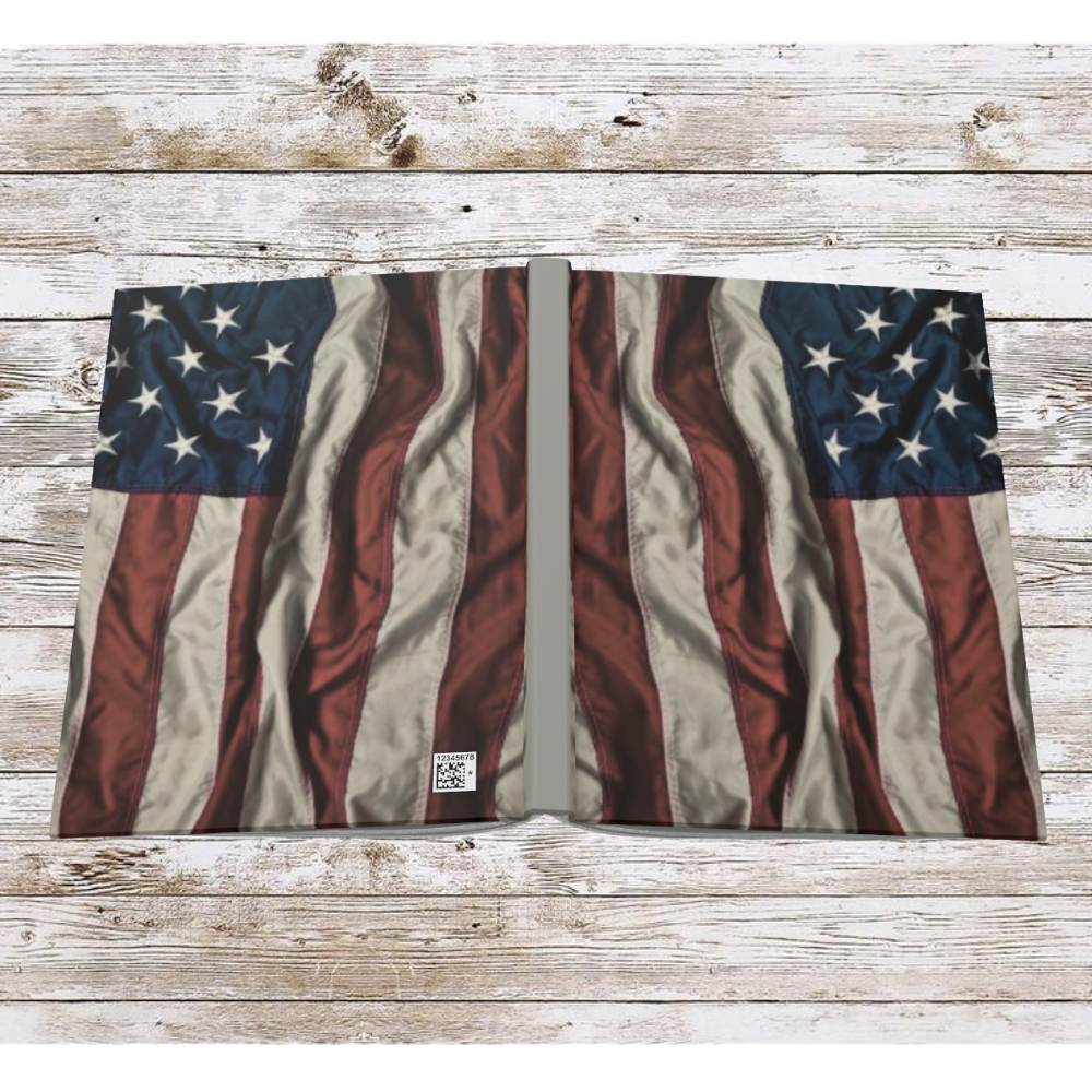 Wrinkled Flag Daily Journal - Hardcover - Your Ultimate Companion for Planning, Reflection, and Personal Growth