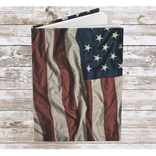 Wrinkled Flag Daily Journal - Hardcover - Your Ultimate Companion for Planning, Reflection, and Personal Growth